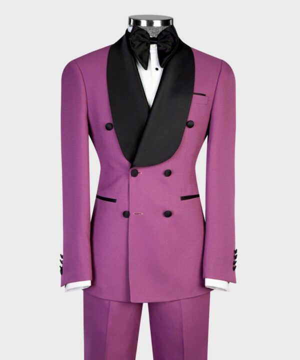 Magenta Shawl Collar Tuxedo